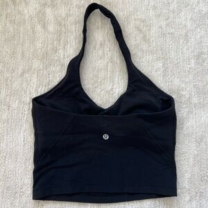 lululemon athletica Midnight Black Halter Sports Bra